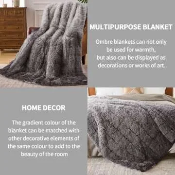 Faux Fur Weighted Blanket for Adults(15 lbs, 48” x 72”, Grey),Fuzzy Cozy Sherpa Twin Size Heavy Blanket for Sleeping,Comfy Warm Soft Plush Blanket,Gifts for Women Men for Couch Sofa Bed