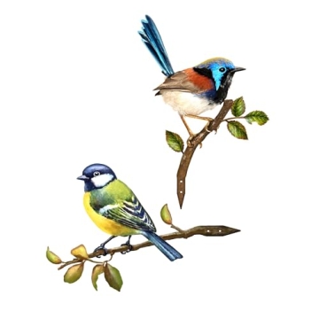 Exquisite Vibrant Metal Bird Decoration for Garden & Courtyard Art