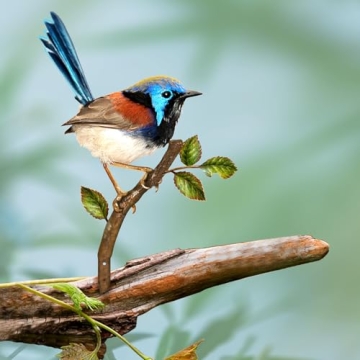 Vibrant Metal Bird Decoration for Garden Courtyard Art