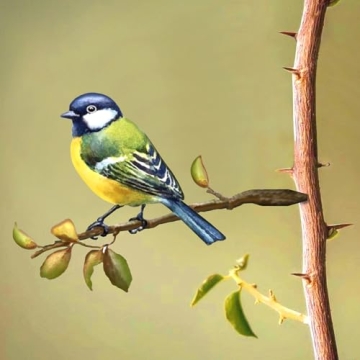 Vibrant Metal Bird Decoration for Garden Courtyard Art