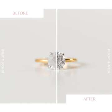 Shinery Bridal Radiance Towelettes, Jewelry Cleaning Cloth Wipe with No Rinse Required for On The Go, One Pack of 10