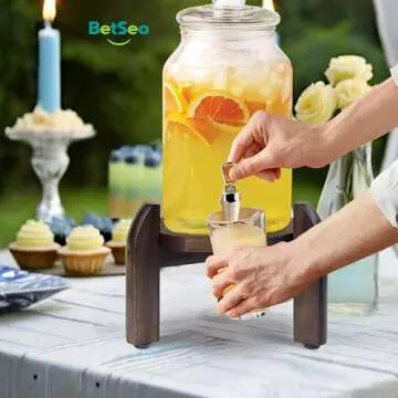 Adjustable Drink Dispenser Stand for Versatile Use