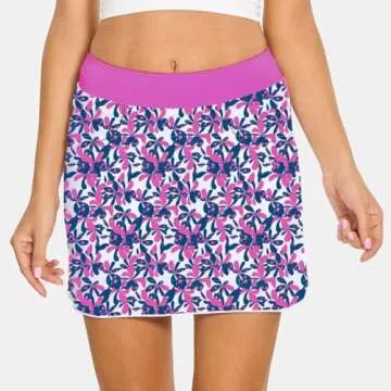 M MAELREG Skorts Skirts for Women with Pockets Shorts Print Summer Quick Dry Activewear Workout Tennis Skirts