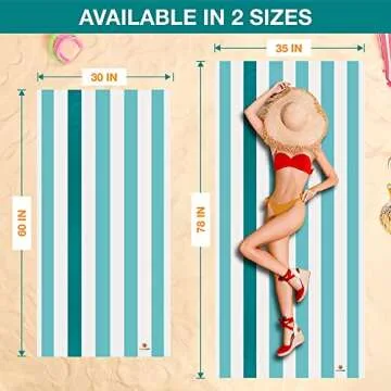 SUN CUBE Microfiber Beach Towel, Quick Dry Sand Free Beach Towel, Lightweight, Compact for Travel Swim Sports Camping, Packable Sand Resistant Towel Adult, Light Blue 60x30 Inches