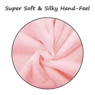 Home Brilliant Pink Pillow Covers 12x20 Decorations Plush Fluffy Faux Fur Throw Pillow Case Supersoft Oblong Cushion Cover for Teen Girls, 12 x 20 inch, Pink