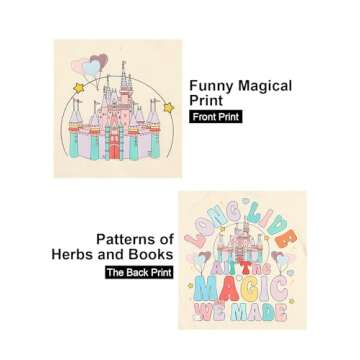 Magical Shirt Magic Kingdom Shirts: Long Live All The Magic We Made Tshirt Holiday Castle Graphic Tee Family Vacation Top Apricot