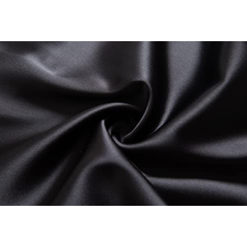 Women's Satin Silky Pants Dress Casual Pull on High Waist Pants with Pockets