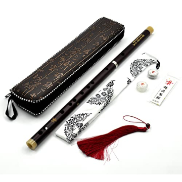 NICOSHINE C Key Dizi - Traditional Chinese Flute for Beginners with Free Accessories