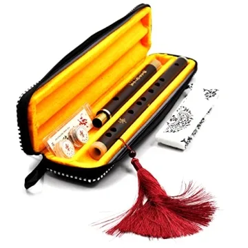 NICOSHINE C Key Dizi - Beginner's Chinese Flute with Accessories