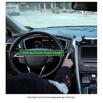 PKE Remote Starter Kits Universal Car Remote Engine Start for Car One Key Push Engine Start Keyless Entry for Car Remote Key or App Control Gifts for Man