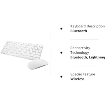 Apple Wireless Magic Keyboard 2 & Mouse 2 Renewed