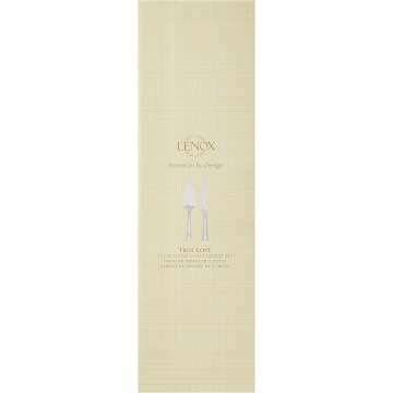 Lenox True Love Cake Knife & Server Set - Metallic