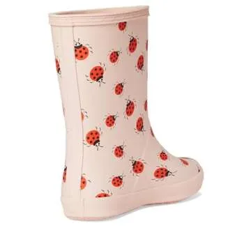 Hunter First Classic Boots (Toddler/Little Kid) Rain, Medium Pink Lady Bug Multi, 9 US Unisex