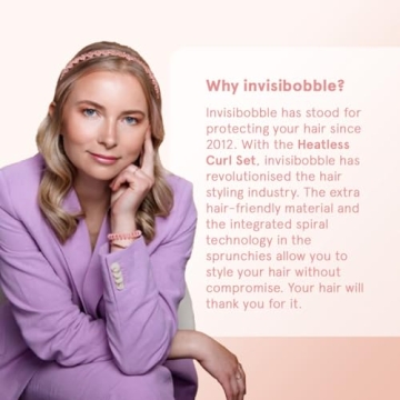 Invisibobble Heatless Curl Set for Effortless Waves