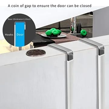 FYY Over The Door Hooks - Heavy Duty Organizer 4 Pack