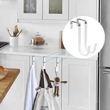 FYY Over The Door Hooks - Heavy Duty Organizer 4 Pack