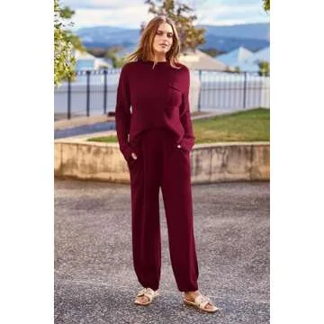 PRETTYGARDEN Women's Cozy Winter Sweater Set