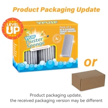 YFUIF Damp Clean Duster Sponge for Efficient Household Cleaning