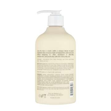 Hairitage Gentle Daily Hydrating and Moisturizing Shampoo For Dry Hair with Jojoba Oil + Aloe Vera -...
