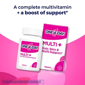 One A Day Multi+ Hair, Skin & Nails Multivitamin Tablets 120 Count