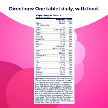 One A Day Multi+ Hair, Skin & Nails Multivitamin Tablets 120 Count