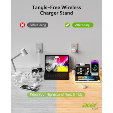 Acer 7-in-1 Wireless Charger for Apple & Android Devices