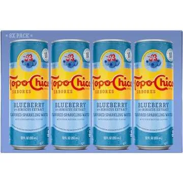 Topo Chico Blueberry Hibiscus Sparkling Water 8pk