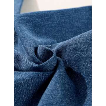 High Waisted Stretchy Wide Leg Jeans for Women - Comfortable Denim