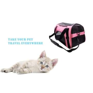 ZaneSun Cat Carrier - Soft Sided Pet Travel Bag