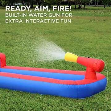 Sunny & Fun Inflatable Water Slide Park for All Ages - Easy Set-Up