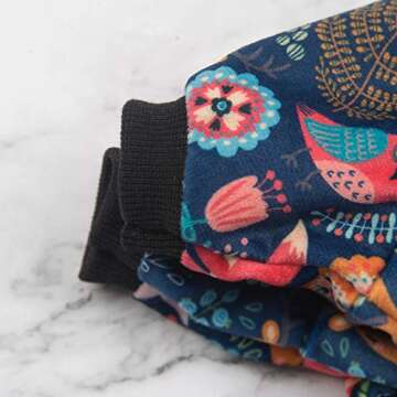 CuteBone Small Dogs Outfit Soft Puppy Onesies Pjs Dog Pajamas Pet Coat Cat Apparel Comfy Doggie Jumpsuit Bodysuit for All Seasons P75M