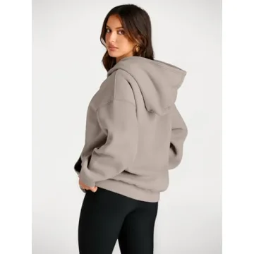 Trendy Queen Women's Oversized Fleece Sweatshirt for Fall 2025