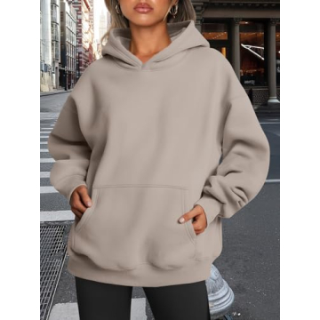 Trendy Queen Women's Oversized Fleece Sweatshirt for Fall 2025