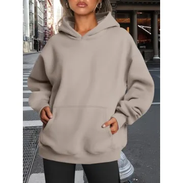 Trendy Queen Women's Oversized Fleece Sweatshirt for Fall 2025