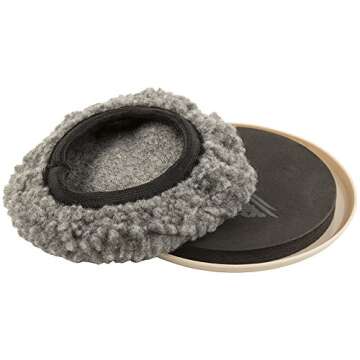 Super Sliders 5-Inch Reusable 2-in-1 Furniture Carpet Sliders with Socks - Perfect for Easy Movement...