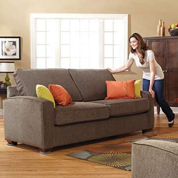 Super Sliders 5" Furniture Sliders - Easy Moving Solution