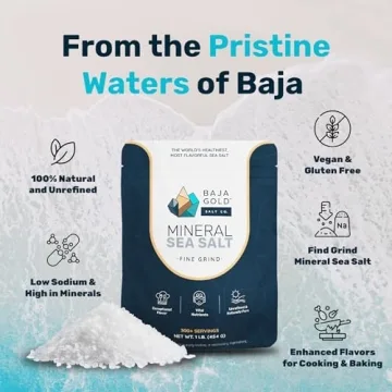 Baja Gold Fine Grind Mineral Sea Salt - 1 Lb.