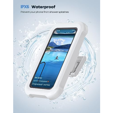Lamicall Waterproof Shower Phone Holder for 4-7" Phones