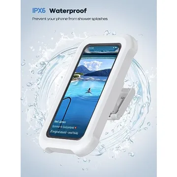 Lamicall Waterproof Shower Phone Holder for 4-7" Phones