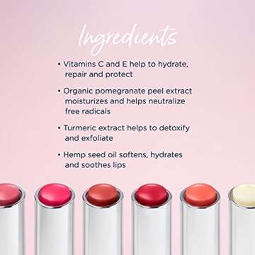 Lune+Aster Tinted Lip Balm - Vegan & Moisturizing