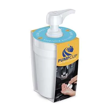PumpCup Portable Hand Sanitizer Dispenser for Cars