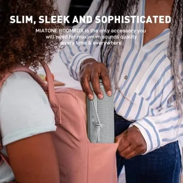 MIATONE Boombox Portable Bluetooth Speaker Waterproof