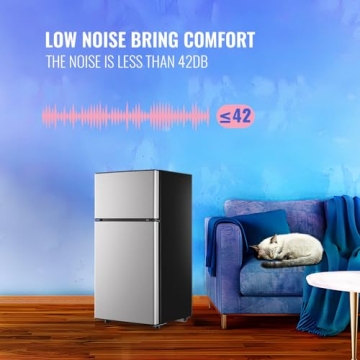 2.4 Cu.Ft Double Door Refrigerator for Home & Office