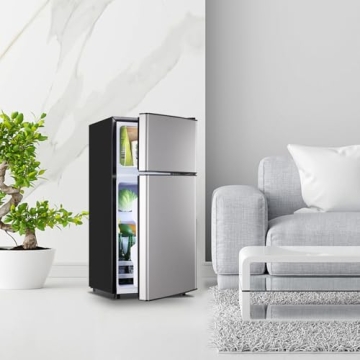 2.4 Cu.Ft Double Door Refrigerator for Home & Office