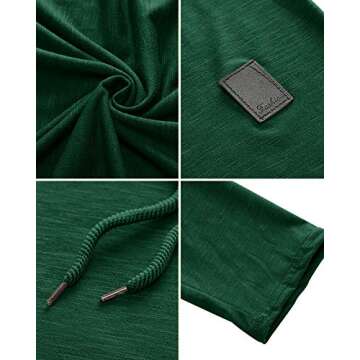 Lexiart Men's Athletic Hoodie - Stylish Comfort for Fitness