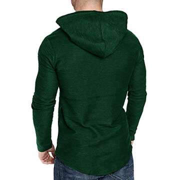 Lexiart Men's Athletic Hoodie - Stylish Comfort for Fitness