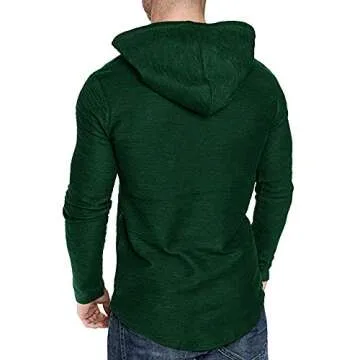 Lexiart Men's Athletic Hoodie - Stylish Comfort for Fitness