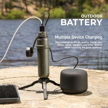 ELECOM NESTOUT Outdoor 5000mAh Portable Charger—Fast Charging, Durable, Waterproof