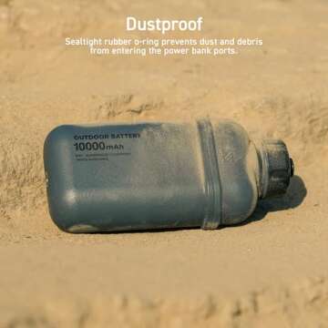 NESTOUT Outdoor Portable Charger 5000mAh Fast Charging