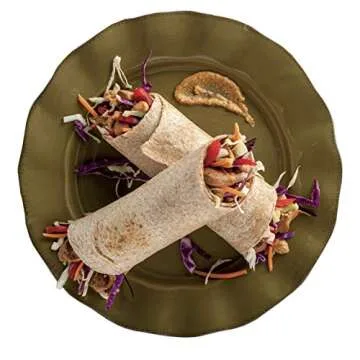 Olé Xtreme Wellness® High Fiber | 10" Size Flour Tortillas |Carb Friendly |Keto Friendly | 15 oz.| 6 Count (Pack of 4)